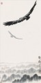 Águila Wu Zuoren en el cielo 1983 China tradicional